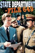 Watch State Department File 649 9Movies