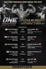 Watch ONE FC 2 Battle of Heroes Undercard 9Movies