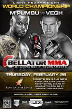 Watch Bellator 91 Christian M�Pumbu vs. Attila Vegh 9Movies
